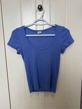Wilfred Free ribbed scoop-neck short-sleeve t-shirt